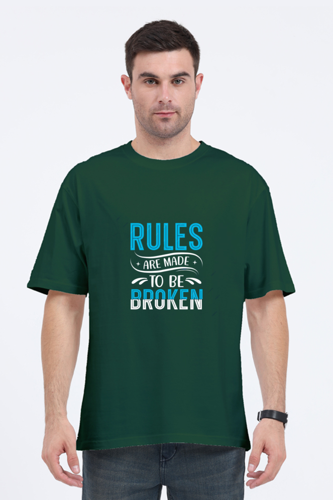 Rules are made to be broken oversized T-shirt - Unisex