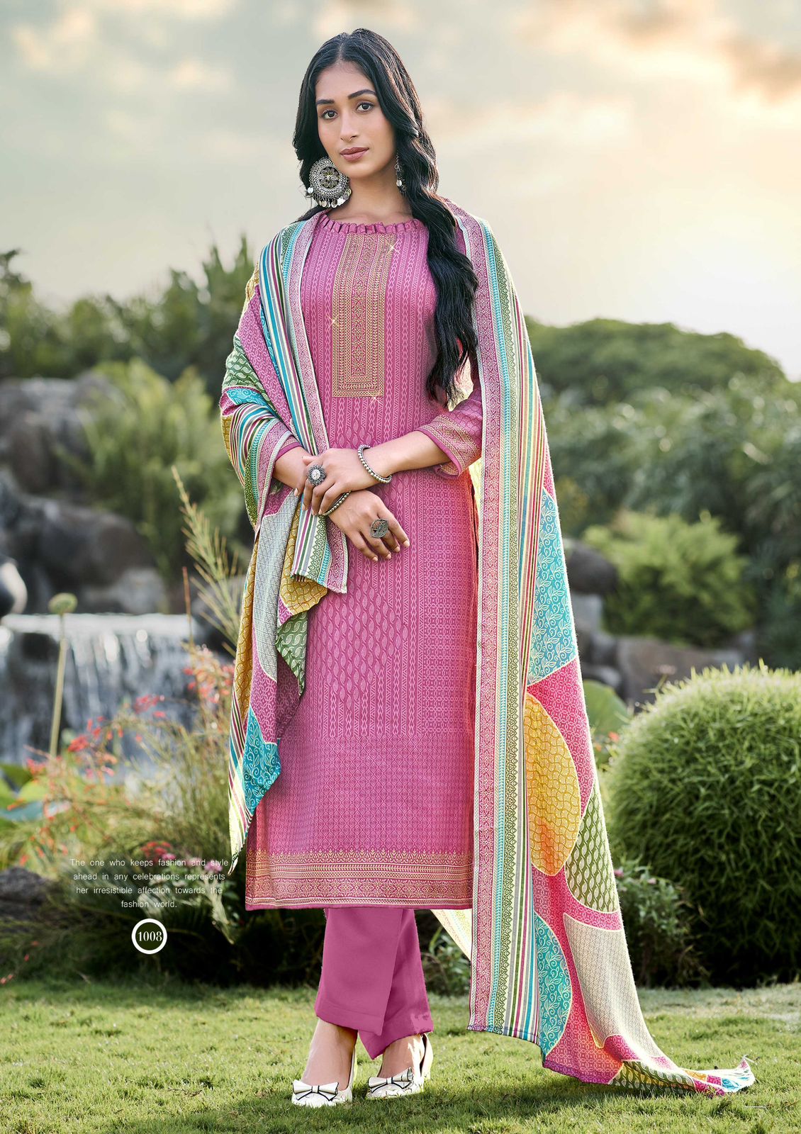 Pashmina Suit Dupatta - Soft Woolen Kurti