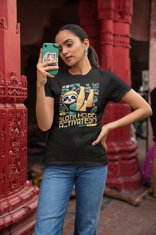 Sloth Mode Activated Regular Fit T-Shirt