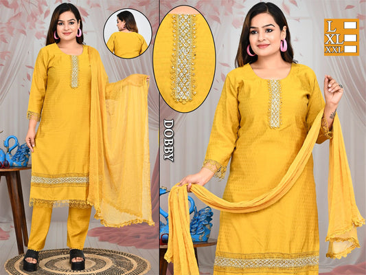 Vatigan Silk Kurta and Pant Set with Dupatta for Women