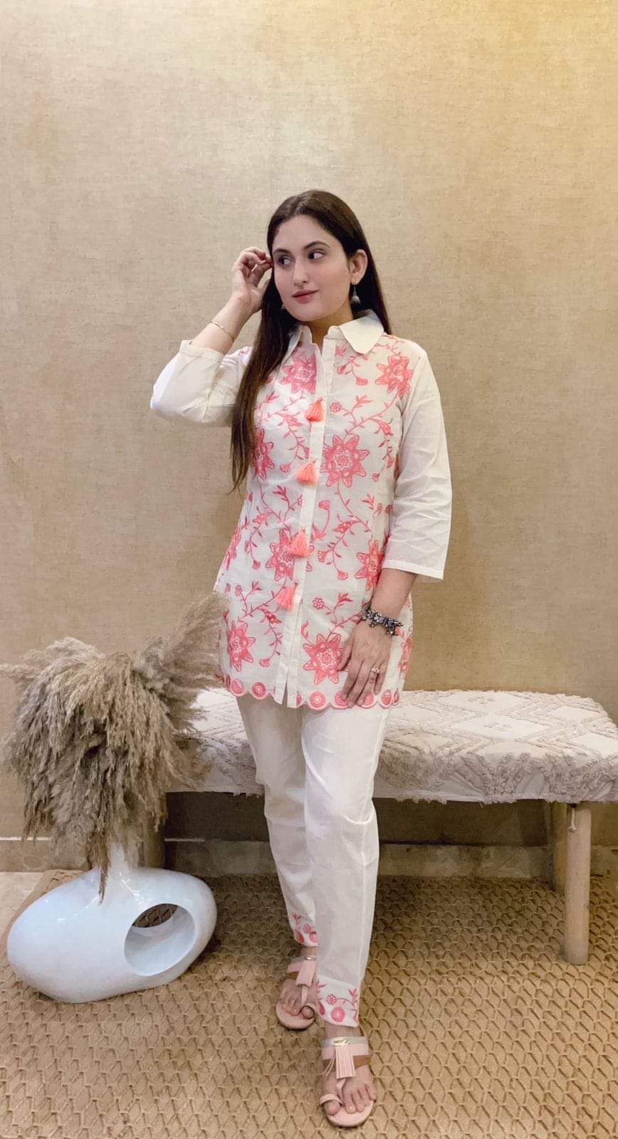 Summers Tunic Style - Shirt Co-ord Set