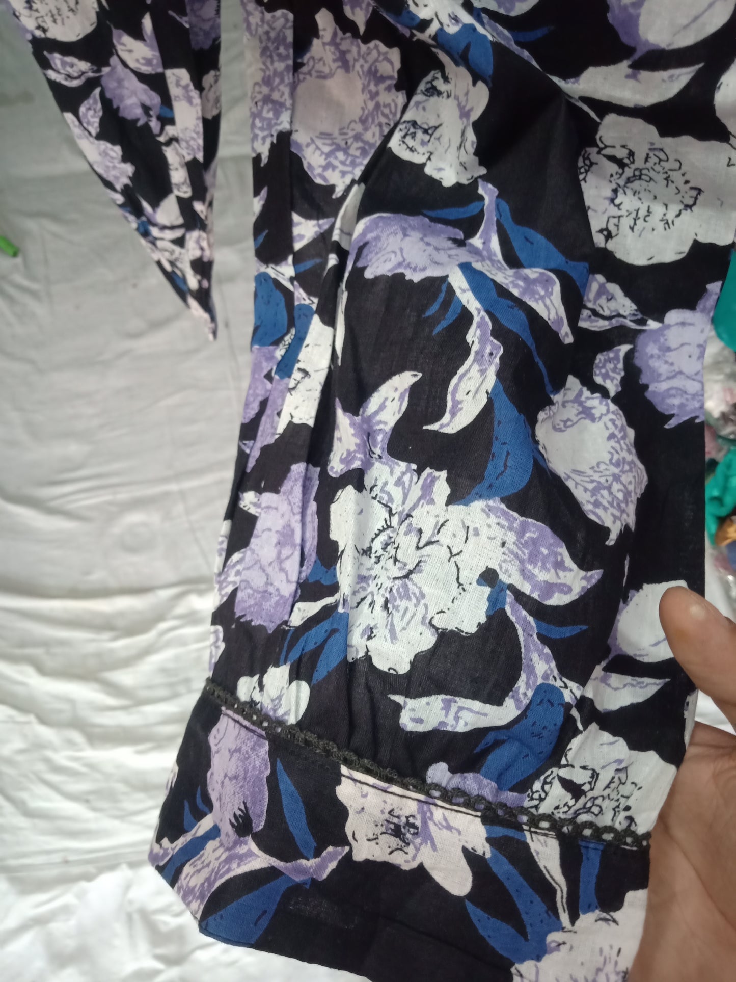 V-neck cotton printed kurtas and dupatta set | kurta set for women | women kurta
