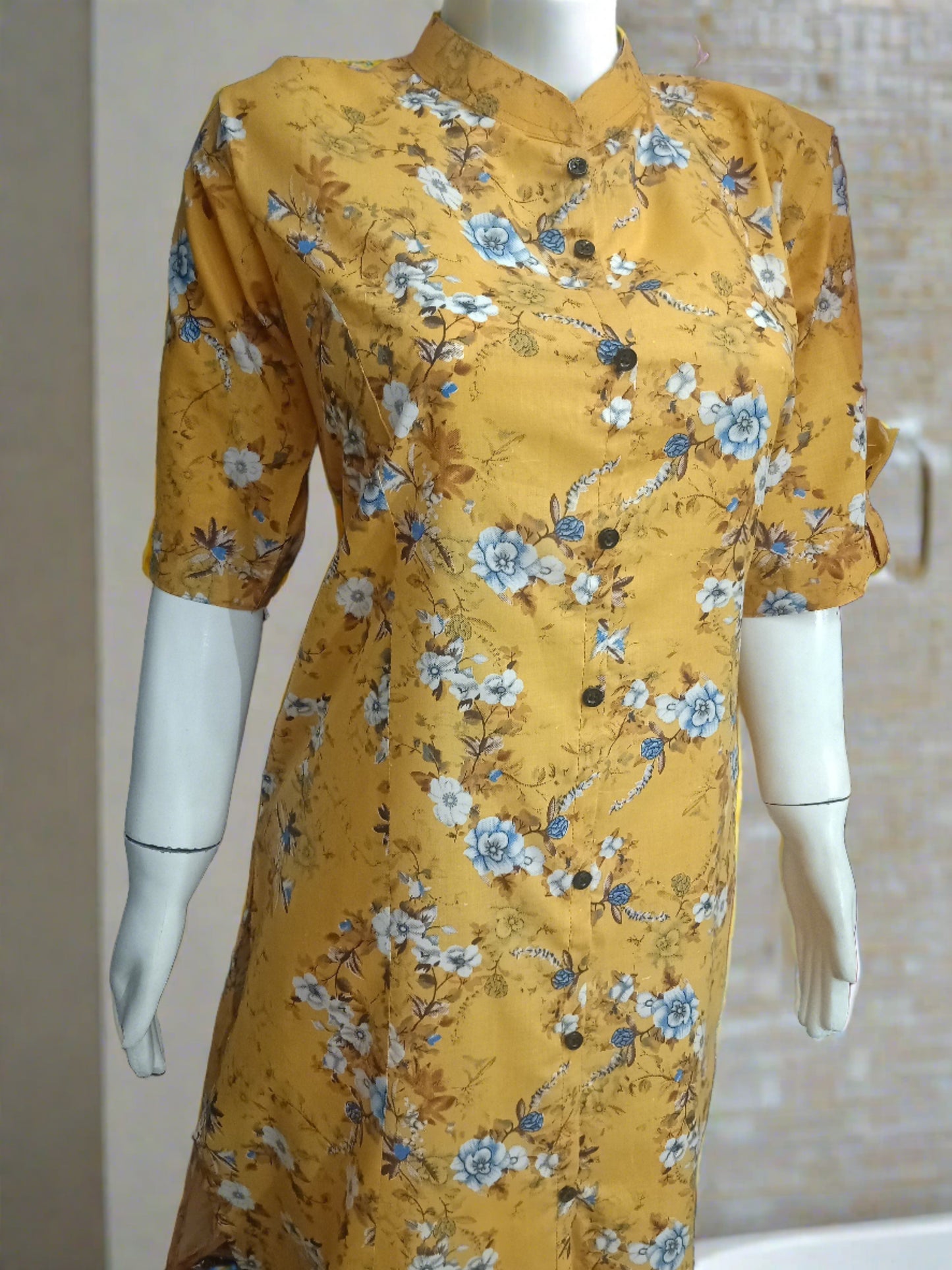 Printed cotton Co-ords kurta and pant set for women's