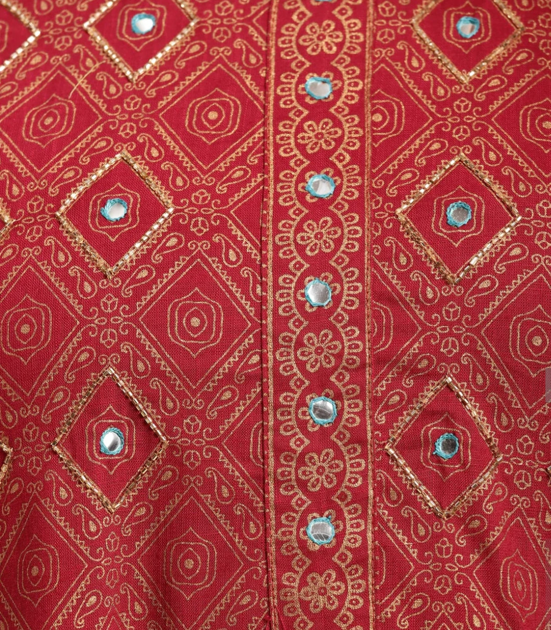 Rayon Maroon Embroidered Anarkali Dress