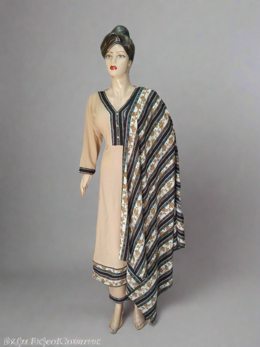 Y-Neck Kurti - Pure Rayon Print